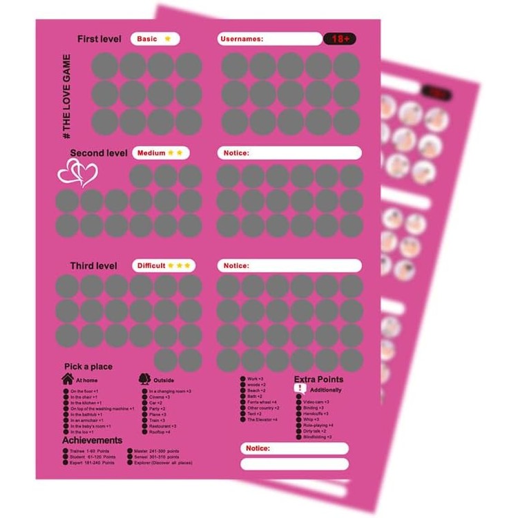 פוסטר גירוד The Love Game