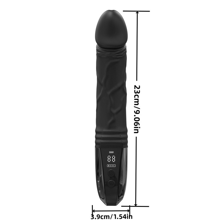 ויברטור ריאליבטי שחור Dark Master