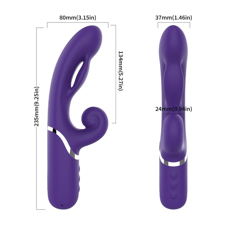 ארנבון עם פונקציית ניפוח יחודית Violet Swirl