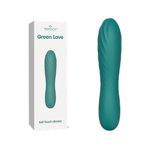 ויברטור במגע קטיפתי Green Love
