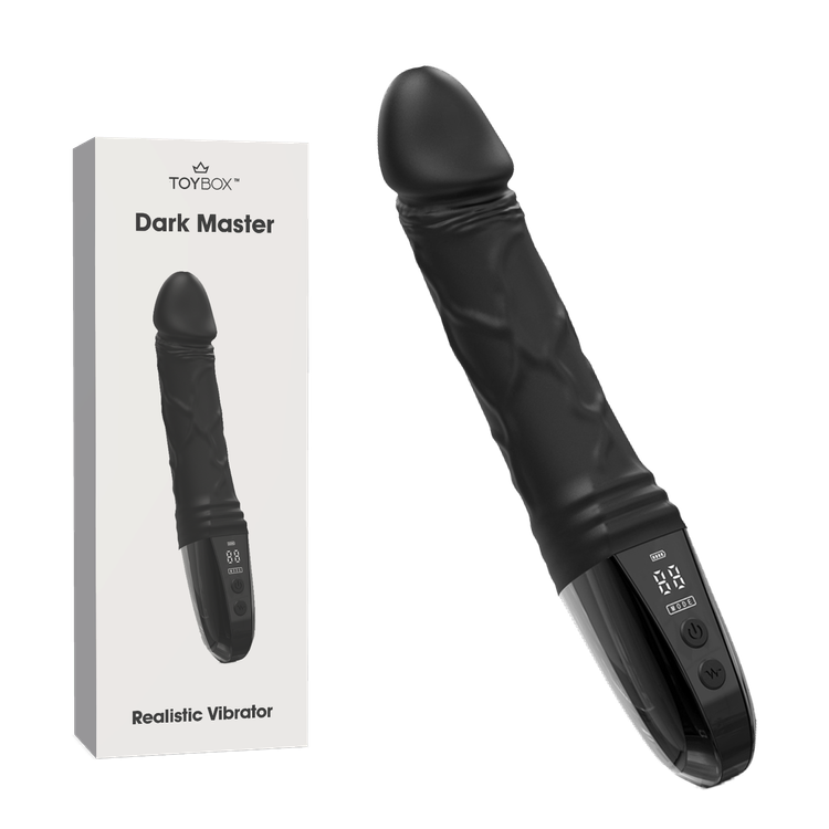 ויברטור ריאליבטי שחור Dark Master