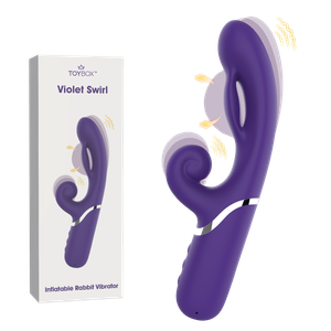 ארנבון עם פונקציית ניפוח יחודית Violet Swirl