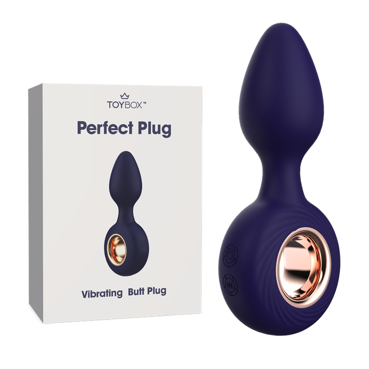 פלאג אנאלי רוטט ומסתובב Perfect Plug