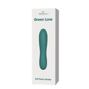 ויברטור במגע קטיפתי Green Love