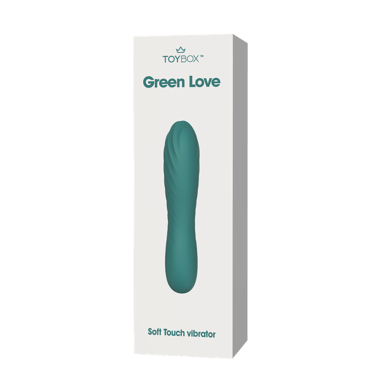ויברטור במגע קטיפתי Green Love