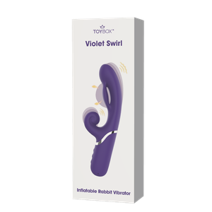 ארנבון עם פונקציית ניפוח יחודית Violet Swirl