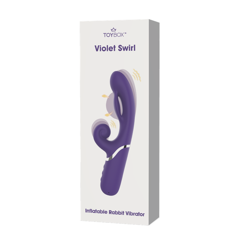 ארנבון עם פונקציית ניפוח יחודית Violet Swirl