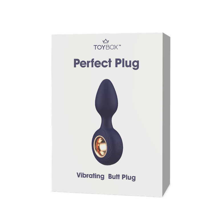 פלאג אנאלי רוטט ומסתובב Perfect Plug