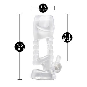 שרוול שקוף עם רטט