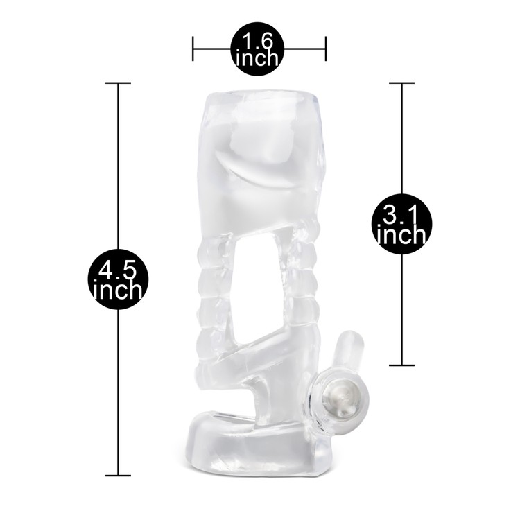 שרוול שקוף עם רטט