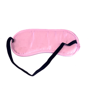 כיסוי עיניים ורוד בייבי מרופד