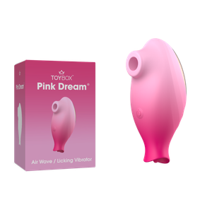 ויברטור יונק ומלקק Pink Dreams