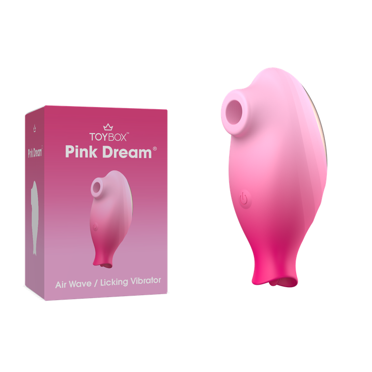 ויברטור יונק ומלקק Pink Dreams