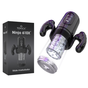 מאונן לגבר עם אפקט שאיבה,טלסקופי,מסתובב X610 Ninja