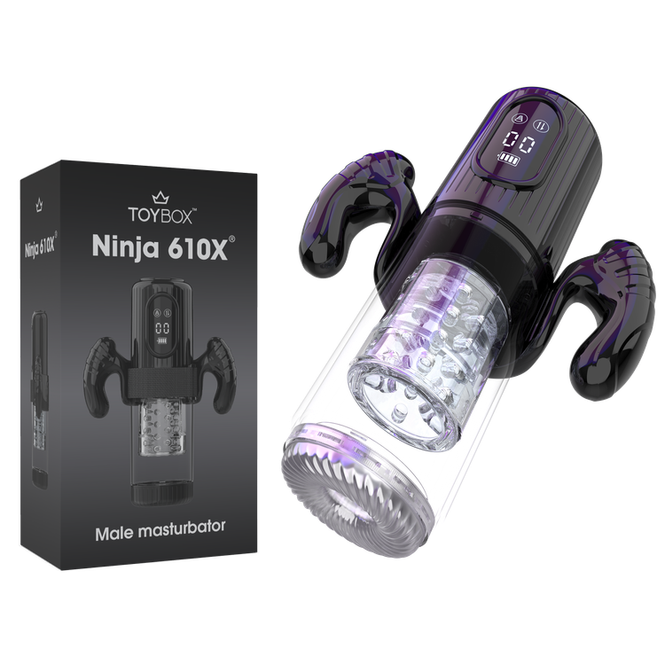 מאונן לגבר עם אפקט שאיבה,טלסקופי,מסתובב X610 Ninja