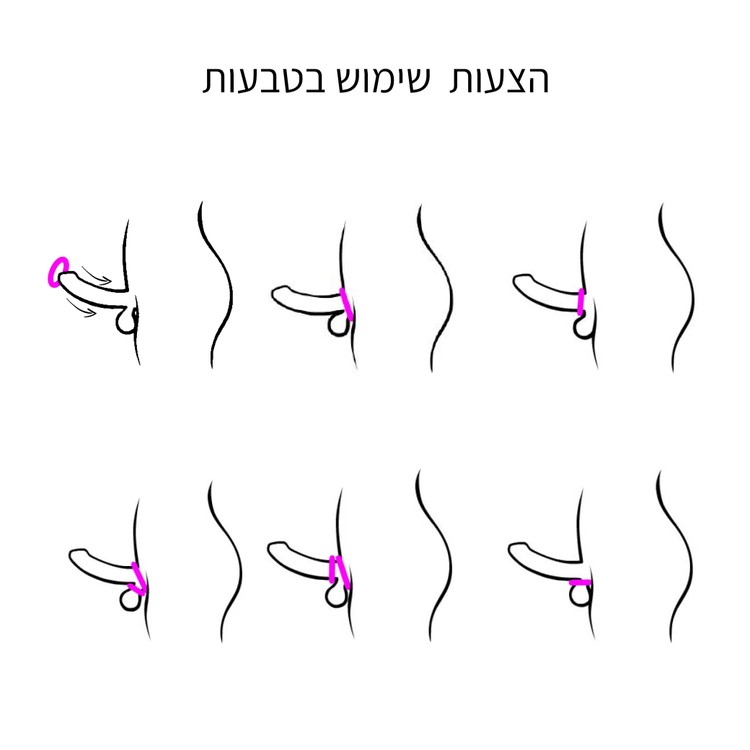 זוג טבעות אלסטיות דקות