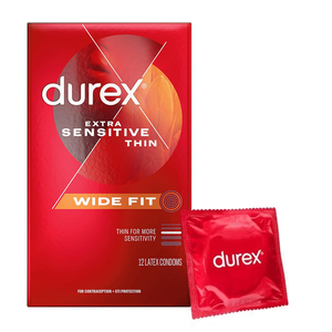 Durex Extra Sensitive Lubricated Ultra Thin Wide Fit