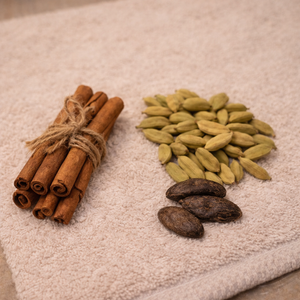 נר עיסוי בניחוח | Cardamom, Cinnamon & Nootka Bean