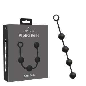 שרשרת כדורים אנאליים בינוניים Alpha Balls