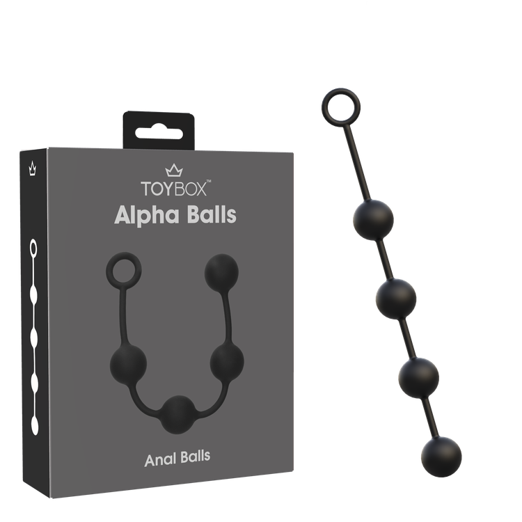 שרשרת כדורים אנאליים בינוניים Alpha Balls