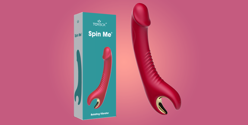 SPIN ME: ויברטור חודר, רוטט ומסתובב מבית Toy Box