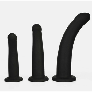 Black Trio שלישיית דילדואים עם בסיס לגירוי נק ה-G