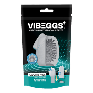 שרוול אוננות רוטט VIBEGGS  Naughty Nubs