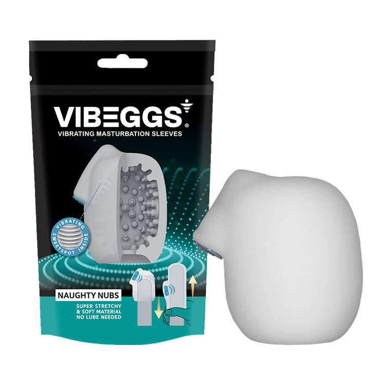 שרוול אוננות רוטט VIBEGGS  Naughty Nubs