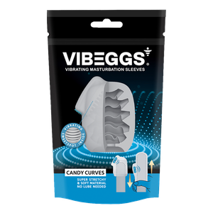 שרוול אוננות רוטט VIBEGGS  Candy Curves