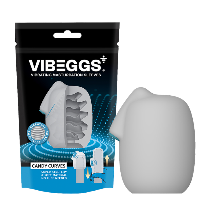 שרוול אוננות רוטט VIBEGGS  Candy Curves