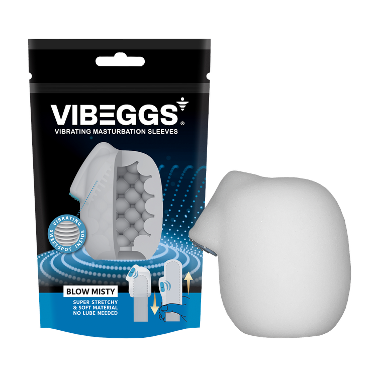 שרוול אוננות רוטט VIBEGGS  Blow Misty