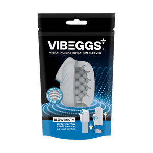 שרוול אוננות רוטט VIBEGGS  Blow Misty