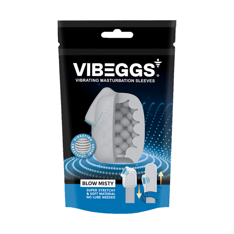 שרוול אוננות רוטט VIBEGGS  Blow Misty