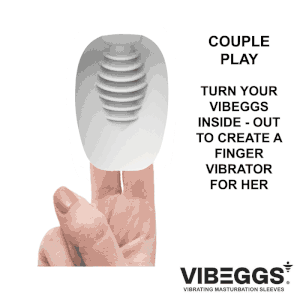 שרוול אוננות רוטט VIBEGGS  Ribs Delight