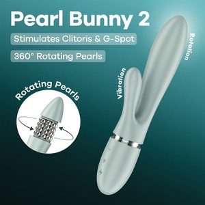 ויברטור ארנבון עם פנינים  Pearl Bunny 2 סטיספייר