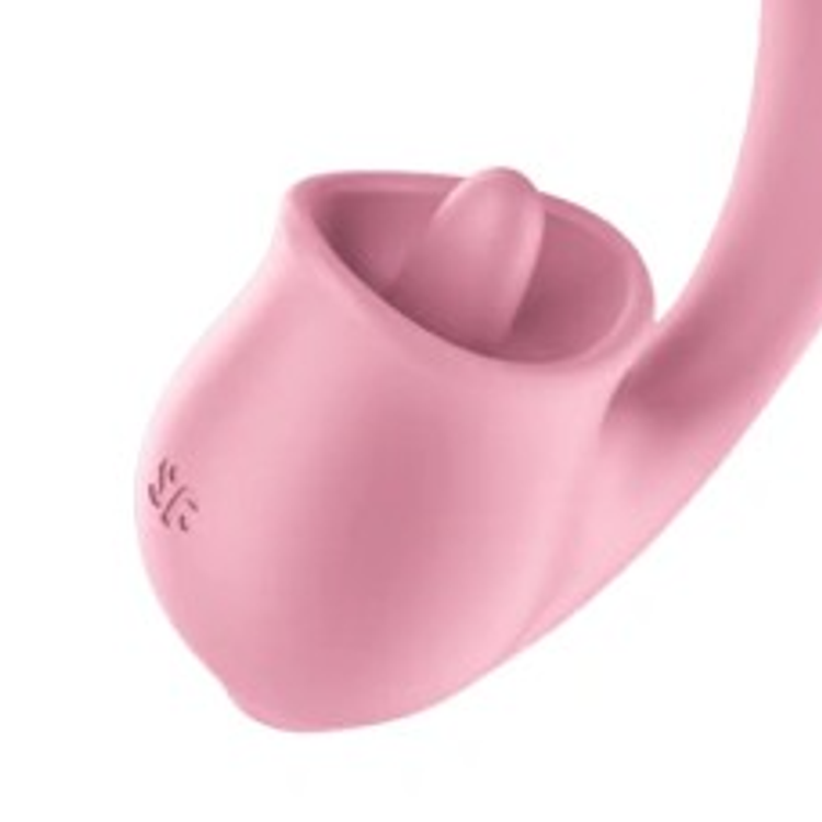 ויברטור משלב ליקוק עם  זרוע רוטטת Tongue Genius סטיספייר
