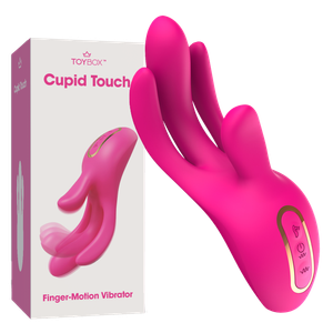 ויברטור בתנועת אצבע וגירוי משולב Cupid Touch