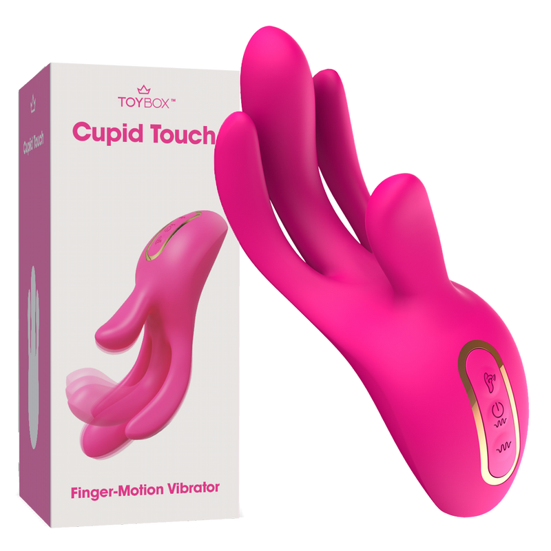 ויברטור בתנועת אצבע וגירוי משולב Cupid Touch