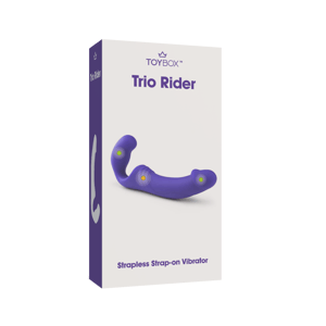 ויברטור סטרפ־און זוגי ללא רצועות Double Rider