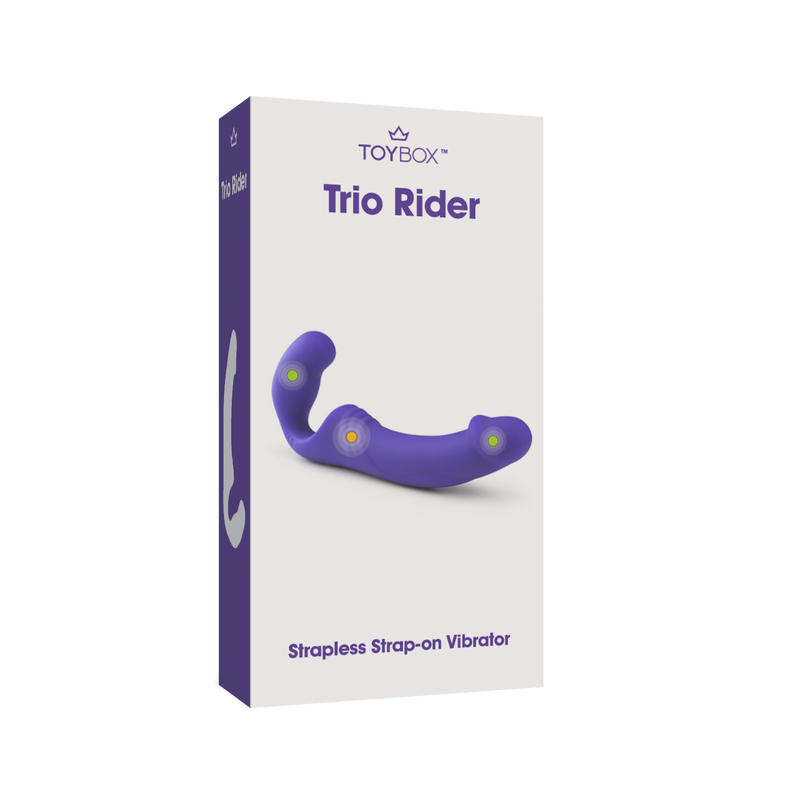 ויברטור סטרפ־און זוגי ללא רצועות Double Rider