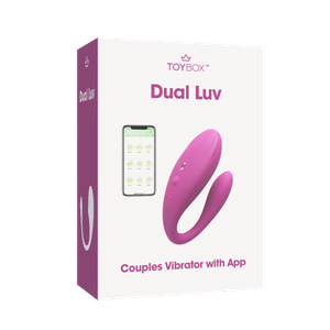 ויברטור זוגי חכם עם שליטה באפליקציה Dual Luv