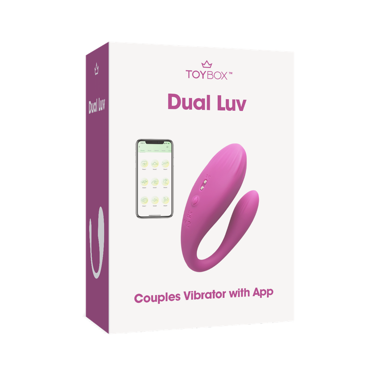 ויברטור זוגי חכם עם שליטה באפליקציה Dual Luv