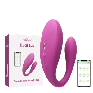ויברטור זוגי חכם עם שליטה באפליקציה Dual Luv