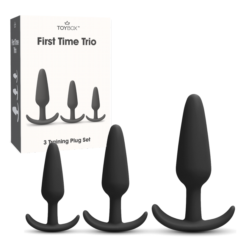 First Time Trio – סט פלאגים אנאליים למתחילים