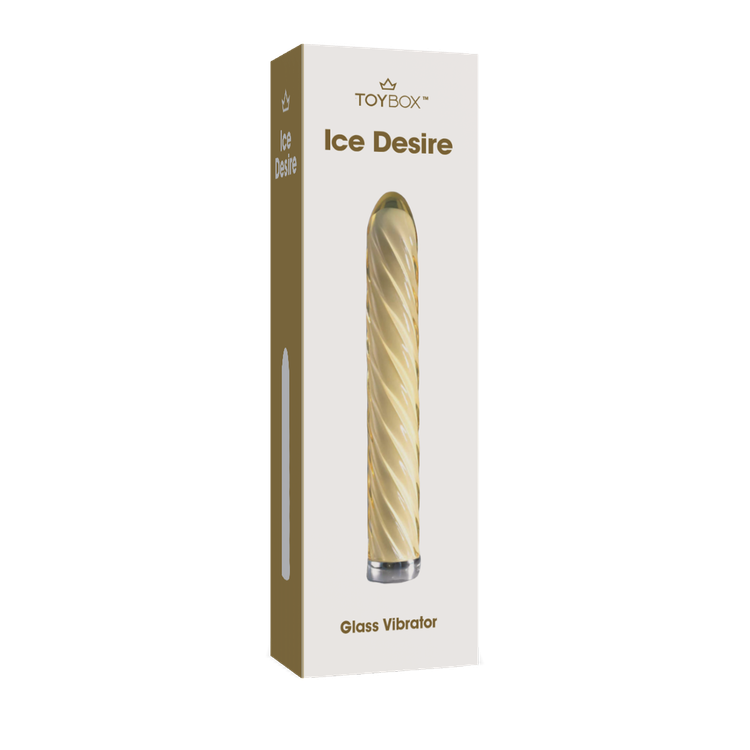 ויברטור מזכוכית יוקרתית Ice Desire