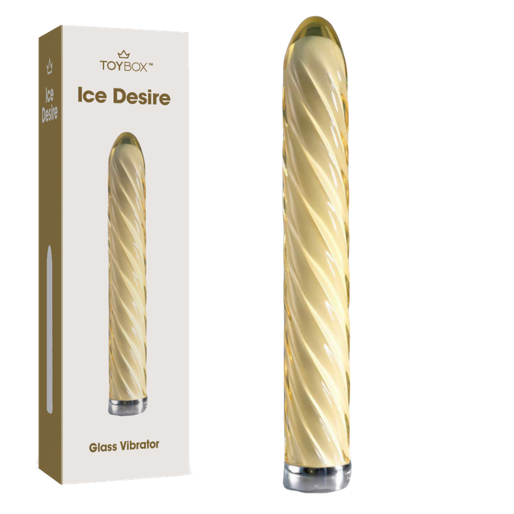 ויברטור מזכוכית יוקרתית Ice Desire