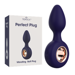 פלאג אנאלי רוטט ומסתובב Perfect Plug