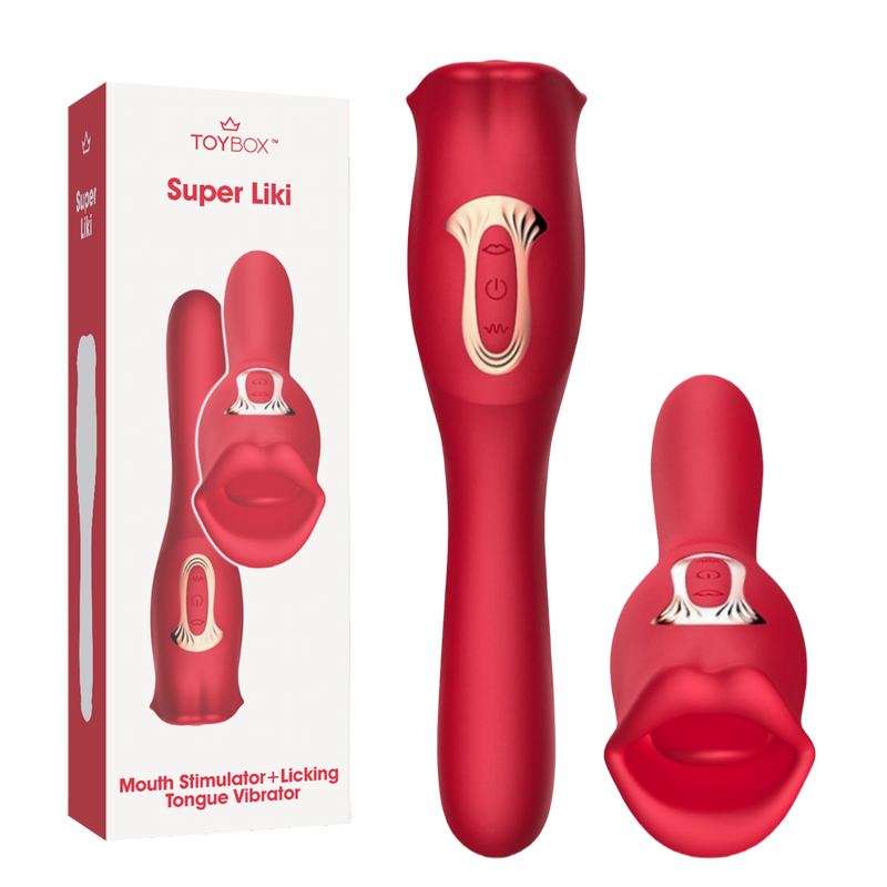 לשון רוטטת דו שימושי Super Liki