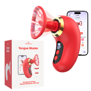 ויברטור לשון חכם עם יניקה ואפליקציה Tongue Master