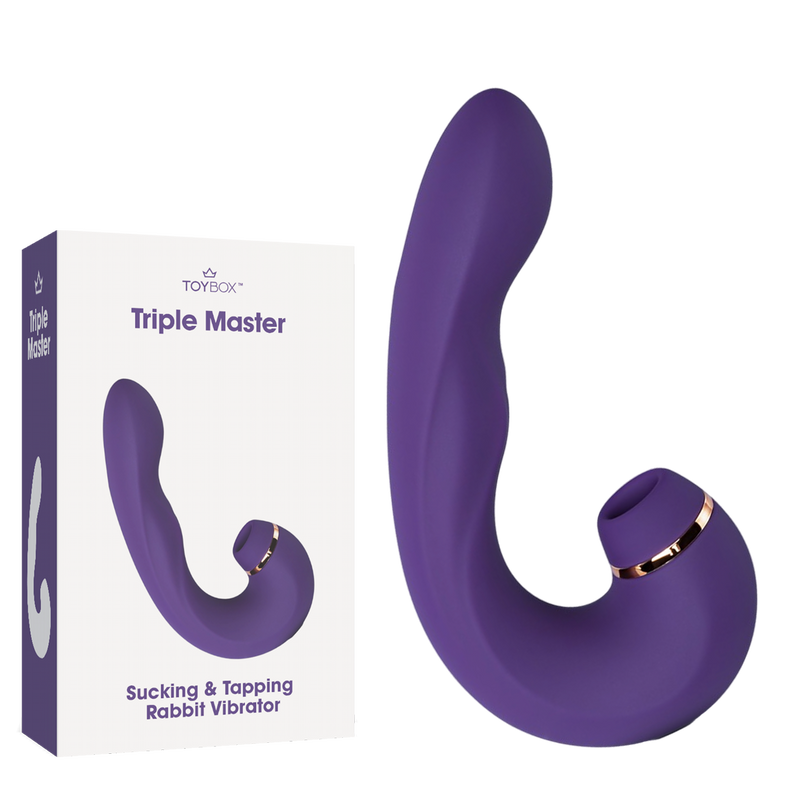 ויברטור יונק רוטט וטופח Triple Master